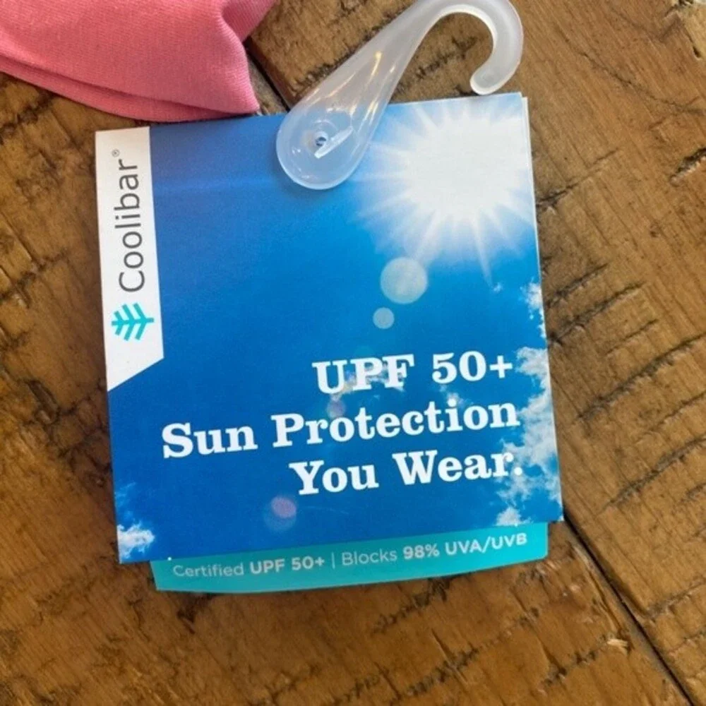 NWT Baby Coolibar Sun Protection UPF 50+ Hat Pink - One Size